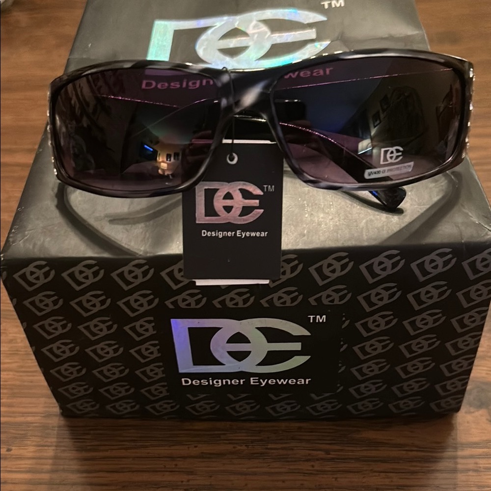 Designer Eyewear Black zebra pattern Sunglasses 😎 OS UV400